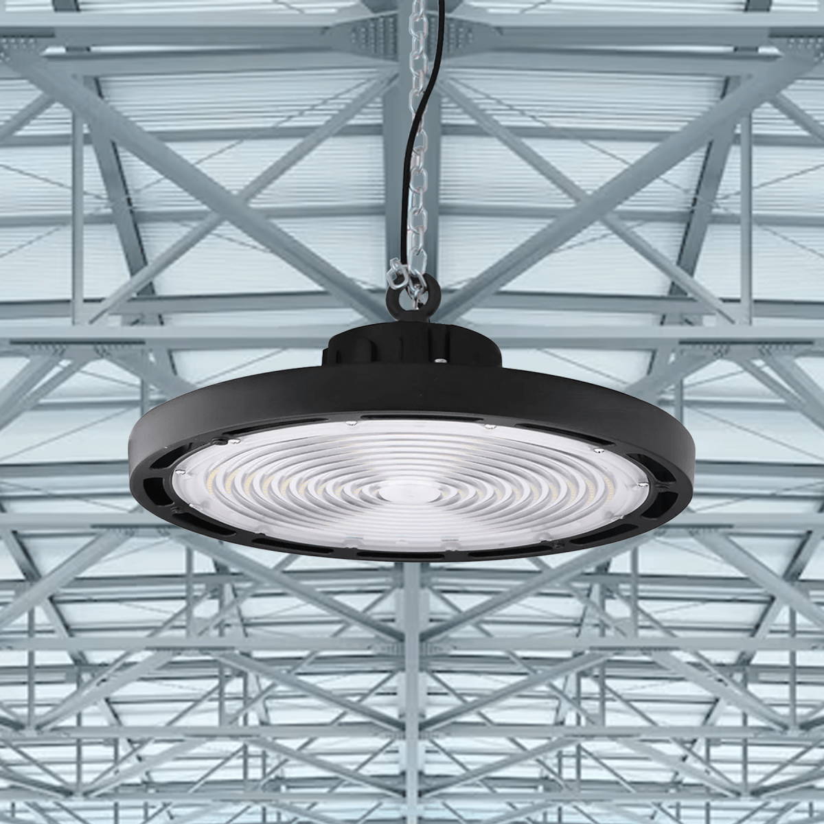 Gen13 UFO LED High Bay Light, 150W, 4000K, 21450LM, Dimmable, UL, DLC Listed, For LED Warehouse Lights Commercial Shop Workshop Garage Factory Lighting Fixture - LEDMyPlace