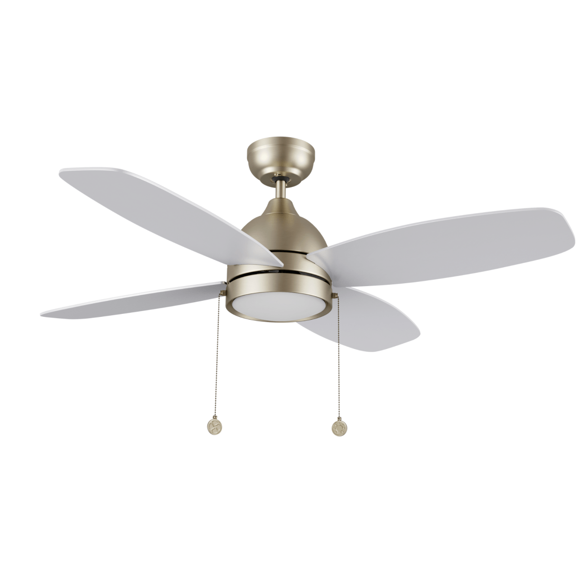 GREENWOOD 48" 4 - Blade Ceiling Fan with LED Light & Pull Chain - LEDMyPlace