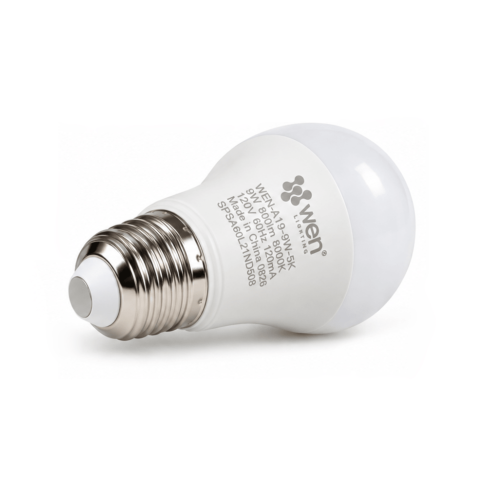 LED Light Bulbs A19 9 Watt 5000K 800 Lumens 120V E26 Base ETL Listed Damp Location Non-Dimmable - LEDMyPlace