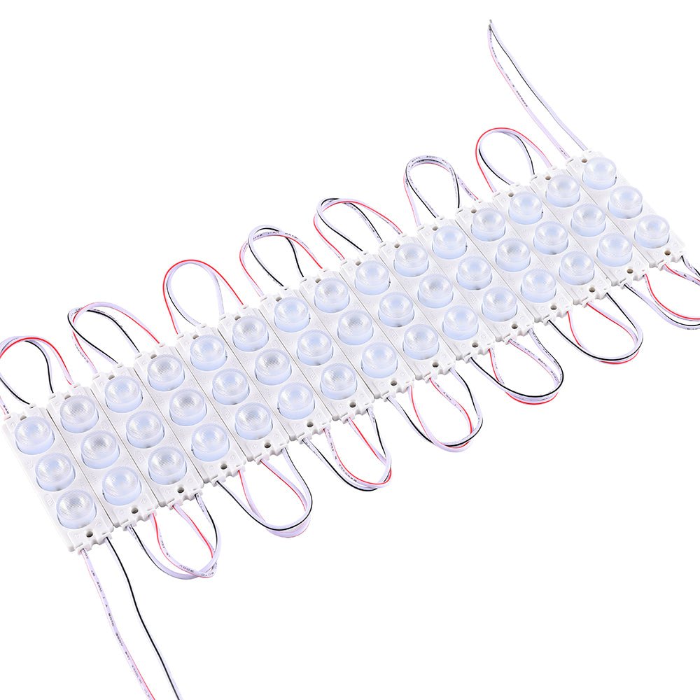 Led Sign Module Pure White LED Module Lights, Pure White, 3 LEDs/Mod, DC12V, 2.5W, LED Waterproof