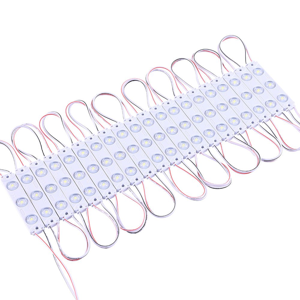 Led Sign Module Pure White LED Module Lights, Pure White, 3LEDs/Mod, DC12V, 1W, LED Waterproof De