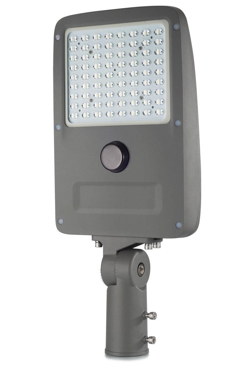 LED Solar Street Light Set 40W w/ 90W Solar Panel, 6000K 5,200LM, 120V - 277V, IP67, 44AH Battery Capacity, Solar Power LED Street Lighting - LEDMyPlace