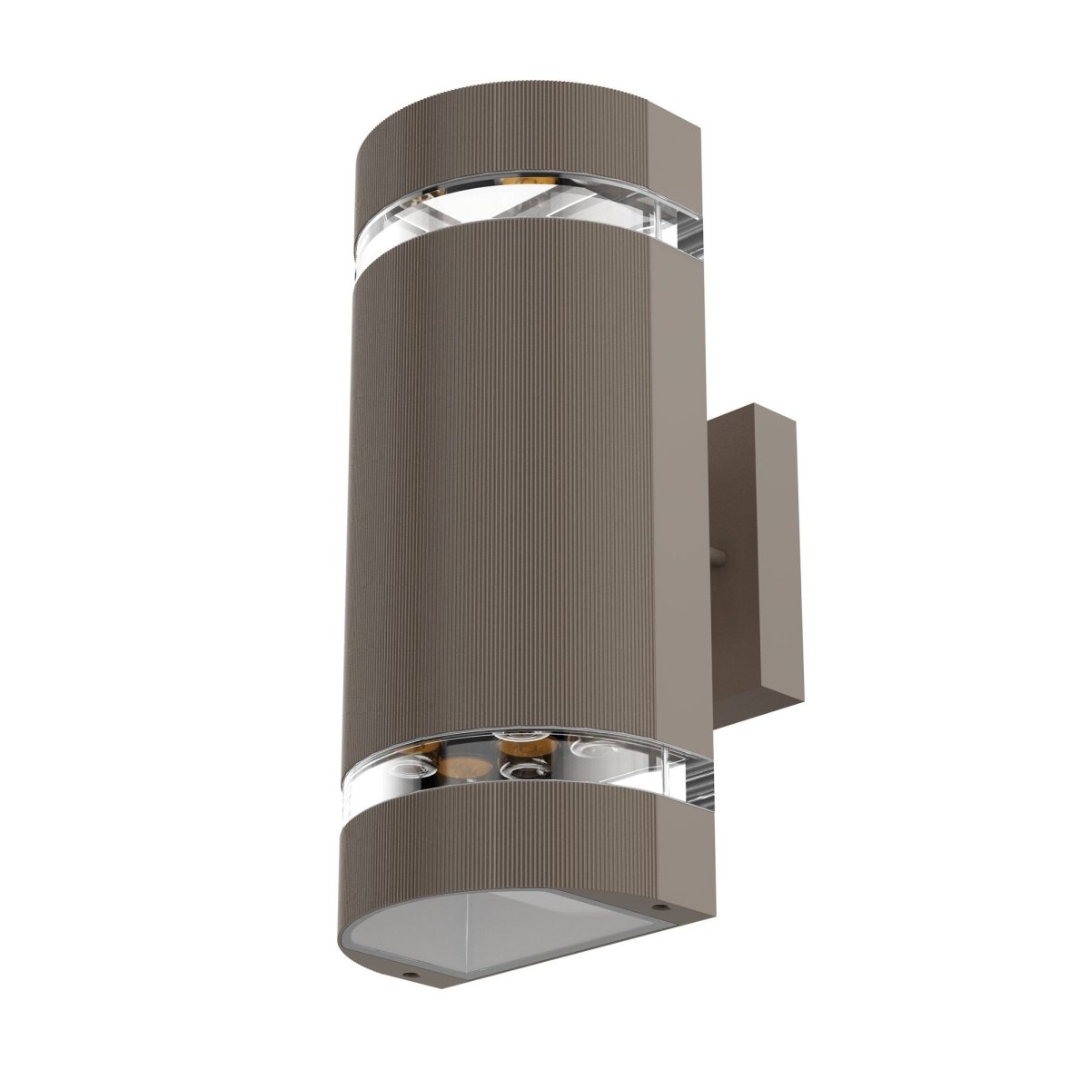 LED Up and Down Lights Outdoor, Semi Cylinder, 2X5W, AC100 - 277V, Outdoor Wall Light ETL, RoHS Listed, Waterproof Outdoor Wall Lamps - LEDMyPlace