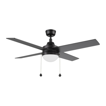 MALTA 52 inch 4 - Blade Ceiling Fan with LED Light & Pull Chain - LEDMyPlace