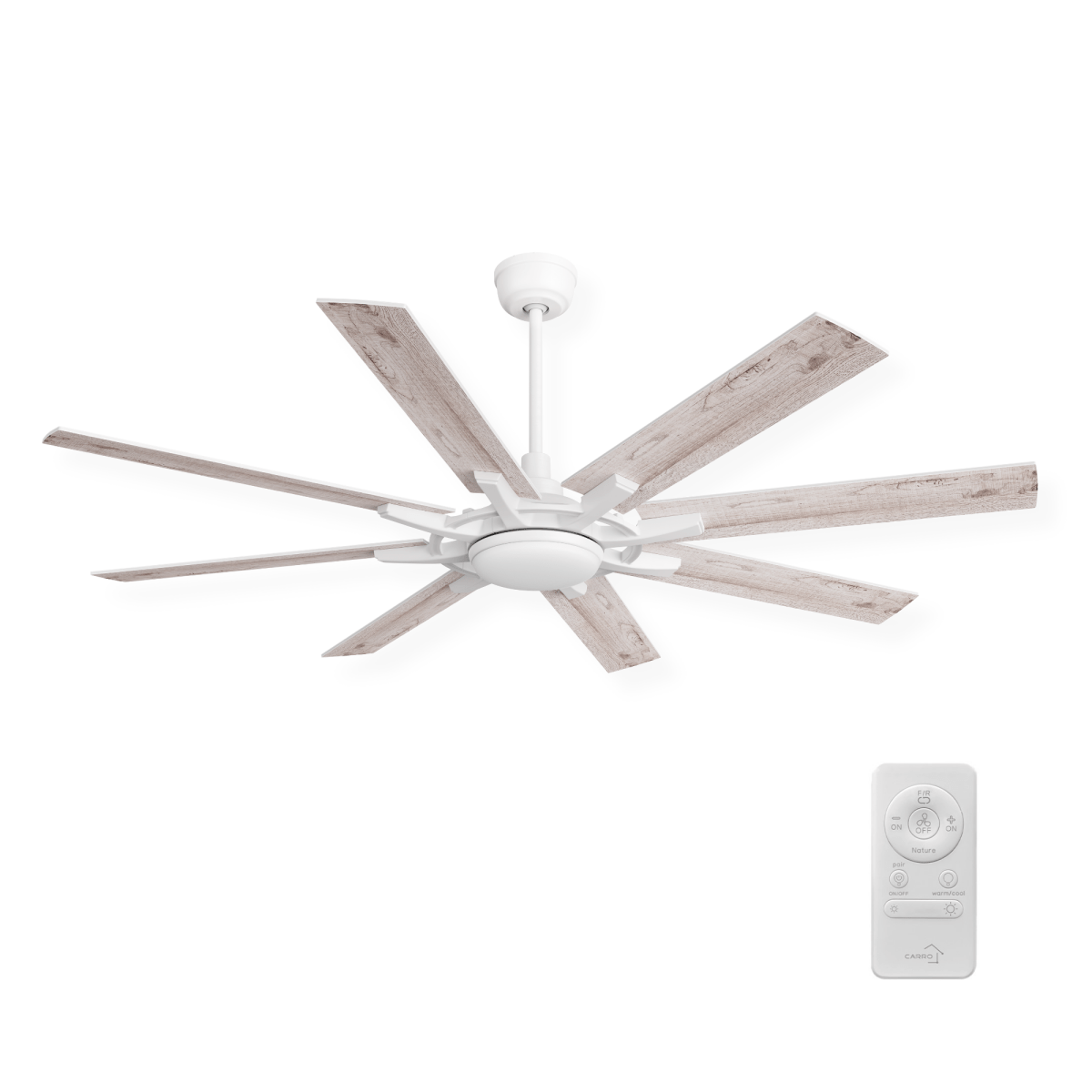 MASSIMO 60 inch 8 - Blade Ceiling Fan with Remote - LEDMyPlace