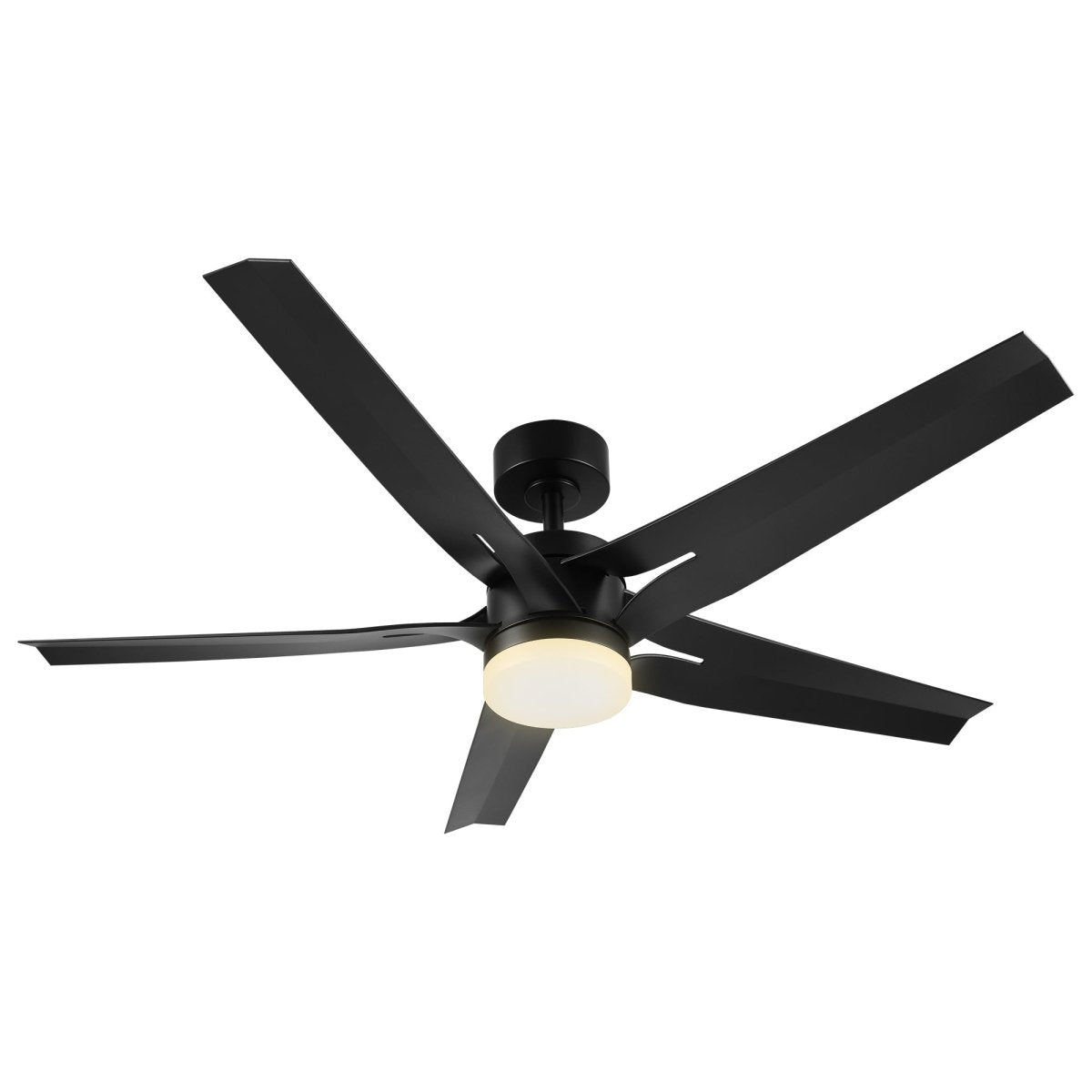 ONYX 52 inch 5 - Blade Ceiling Fan with LED Light Kit & Remote - LEDMyPlace