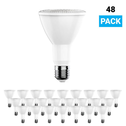 PAR38 LED Flood Light Bulbs 16.5 Watt 3000K 1200 Lumens Dimmable 120V E26 Base Damp Location - LEDMyPlace