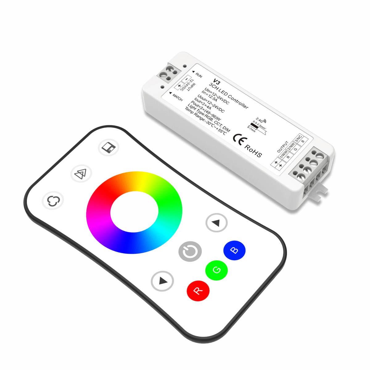 Colorful Led Control RGB LED Controller with Dynamic Color Modes