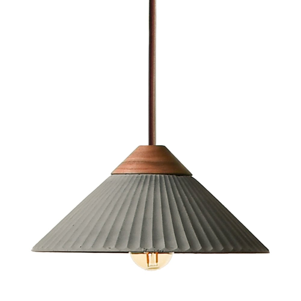 Summit Mountain Dark Grey Pendant Light, Max 20W, E26 Base, Damp Rated - LEDMyPlace