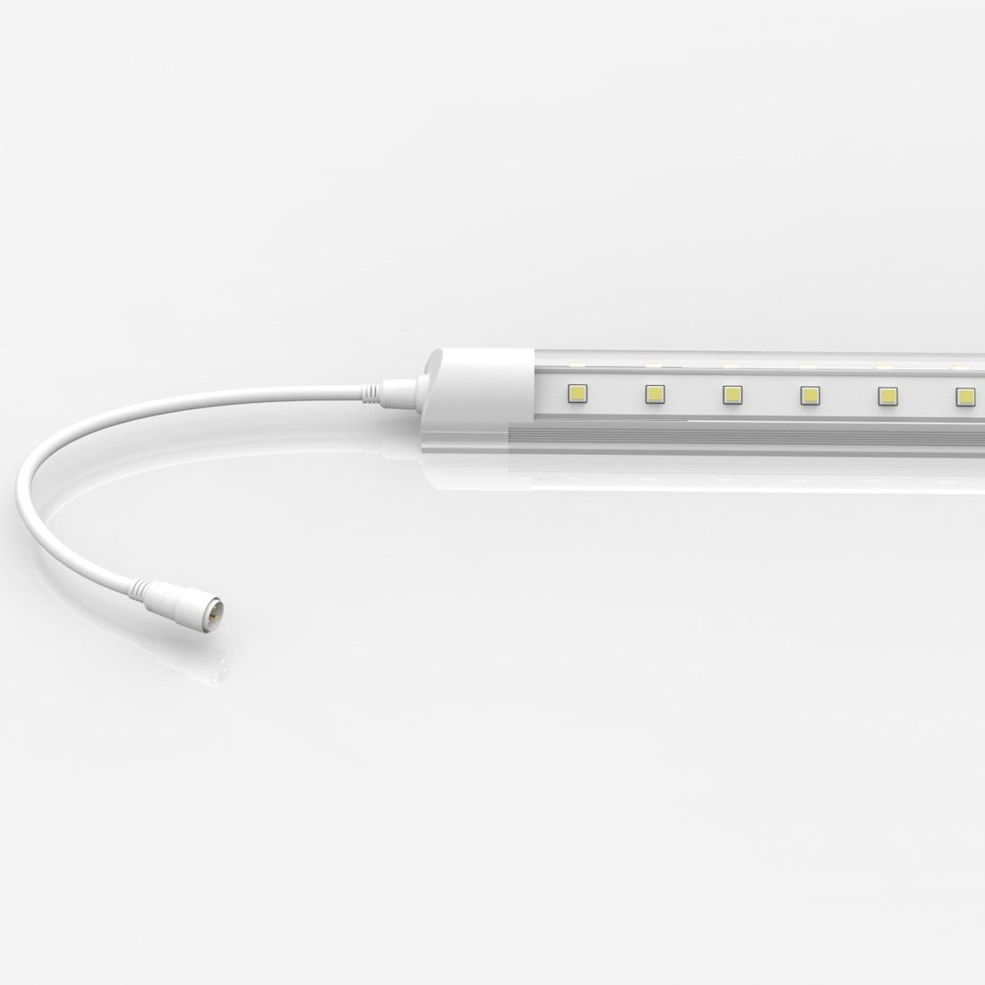 T8 LED Freezer/Cooler Tube Light - V Shape - 6ft 40W 5000k Clear 4800