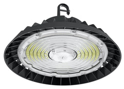 UFO LED High Bay Light 150/200/240 Watt Adjustable, 3500K-4000K-5000K, 150LM/W, 120-277VAC, IP65, UL, DLC Listed, 0-10V Dim, For Warehouse Factory Workshops Gymnasium & Supermarket Lighting