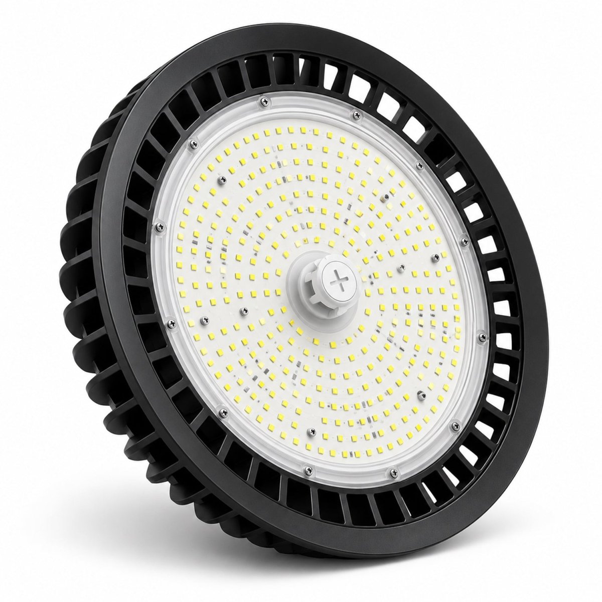 UFO LED High Bay Light, 150W/120W/100W Power Tunable, 5000K, 0-10V Dimmable, 120° Beam, AC120-277V, IP65, DLC Premium - LEDMyPlace