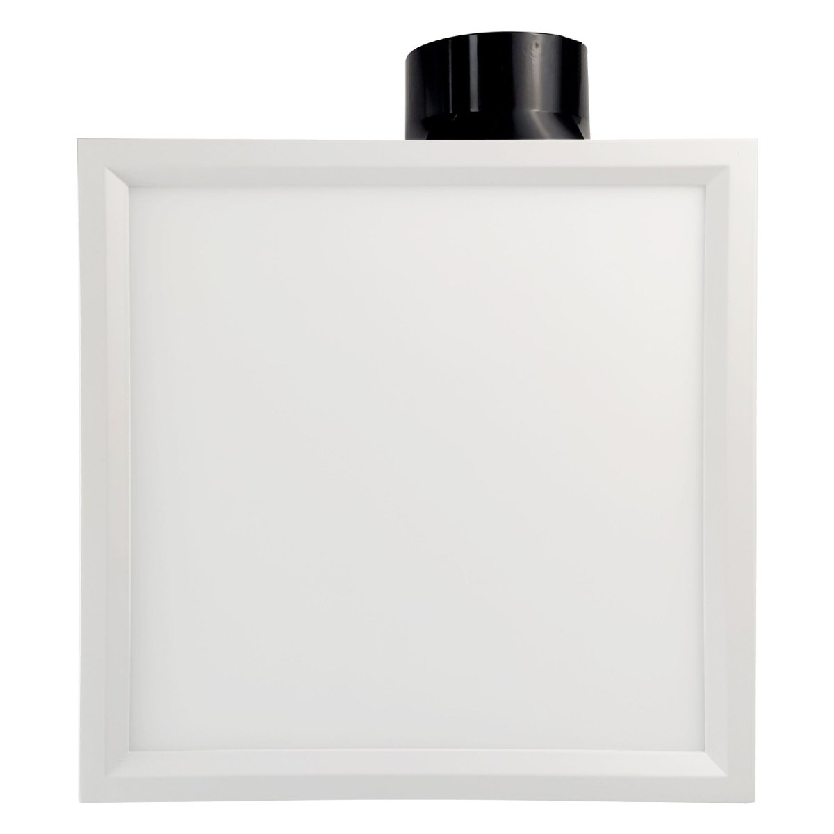 Quiet Exhaust Fan for Bathroom with Square Flat Panel Light 8W, 4000K