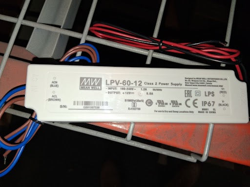 Power Supply, Constant Voltage,110/12V, 60W