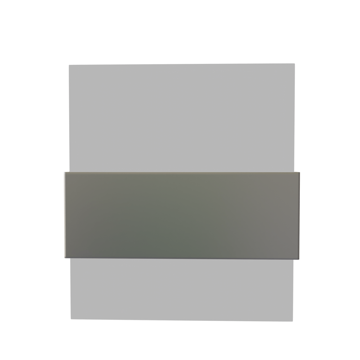 Wall Mounted LED Light Fixture, 5000K, Dimmable, ETL/CE Certificate, Material: Metal + White Acrylic Shade - LEDMyPlace