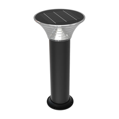 LED Solar Bollard Lights, 1.5W, 220LM, CCT Changeable: Warm White/Cool White, Solar Pathway Lights, IP65 Waterproof, Auto ON/Off, Solar Garden Lights Outdoor