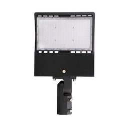 LED Pole Lights Outdoor, 150 Watt 5700K 21000LM Black, Adjustable Mount, 120V-277V, IP65 Waterproof, UL, DLC Premium, LED Parking Lot Lights - Outdoor Commercial Area Lighting