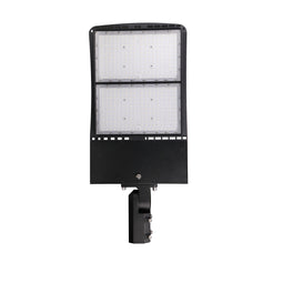 LED Pole Lights Outdoor 300 Watt Black 5700K 42000LM Adjustable Mount, Waterproof IP65, 120V-277V, UL, DLC Listed, LED Parking Lot Lights - Outdoor Commercial Area Street Lighting