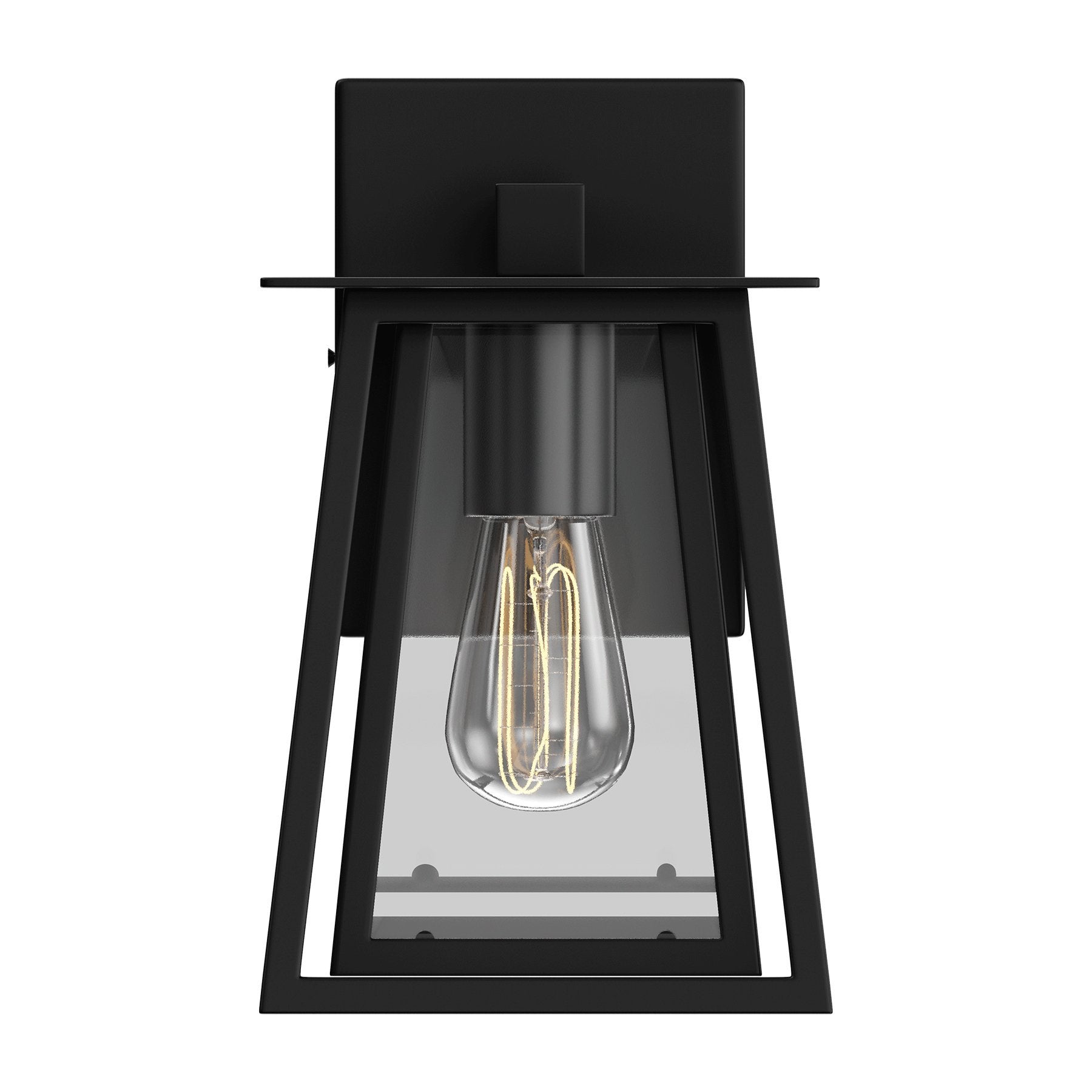 Wall Sconce Fixture, UL Listed for Damp Location, E26 Socket Wall Lamp, Matte Black Finish, Hallway Light Fixtures