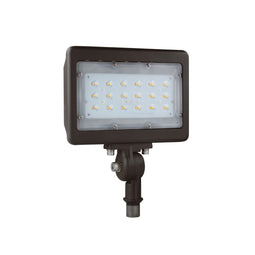 30W LED Flood Light Outdoor, 5700K, 3750LM, Knuckle Mount, Bronze, IP65 Waterproof Security Flood Light for Garden Porch Yard Lawn Court