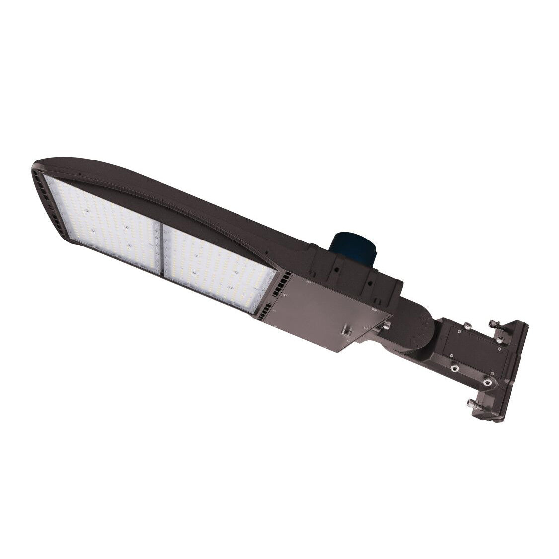LED Parking Lot Lights with Photocell, 300W, 4000K, 42000LM, Universal Mount, Bronze, AC120-277V, IP65 Waterproof, Outdoor Commercial Area Street Lighting