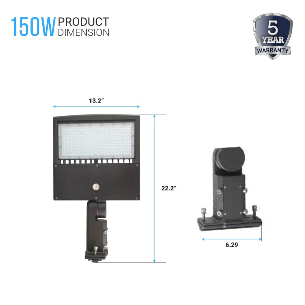 150w-led-pole-light-with-photocell-5700k-universal-mount-bronze-ac100-277v