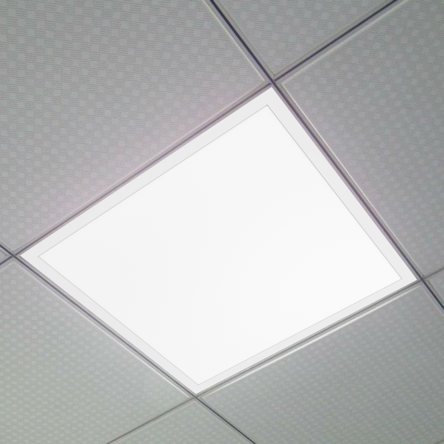 2 ft. X 2 ft. LED Flat Panel Light 5000K 40W  AC100-277V Dimmable DLC Listed, Backlit Ceiling Light For Office, Meeting Room, Hospital, School, Retail Stores