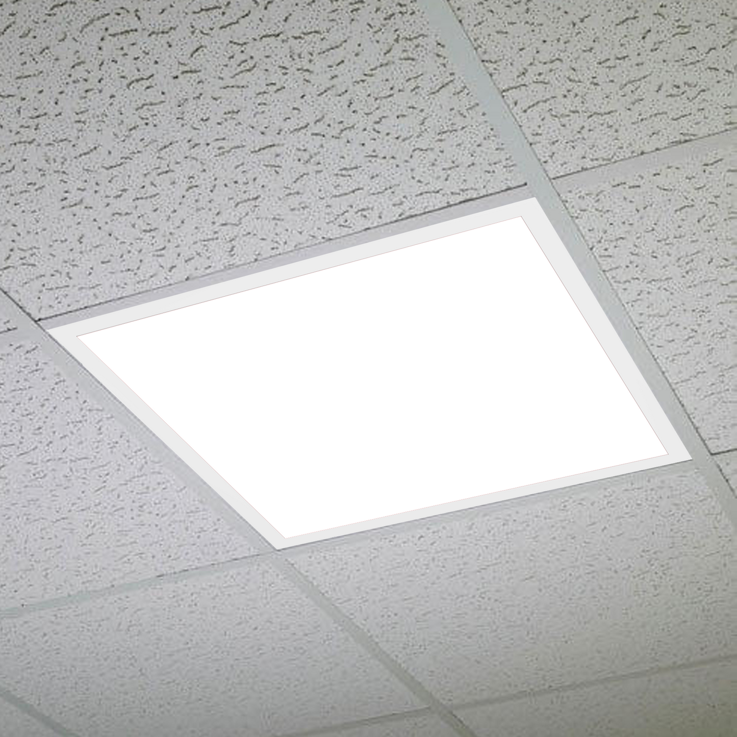 2 ft. X 2 ft. LED Flat Panel Light 4000K Neutral White 40W AC100-277V 5000LM UL DLC Listed Dimmable, LED Drop Ceiling Lights, Surface or Recessed Back-lit LED Troffer Lights