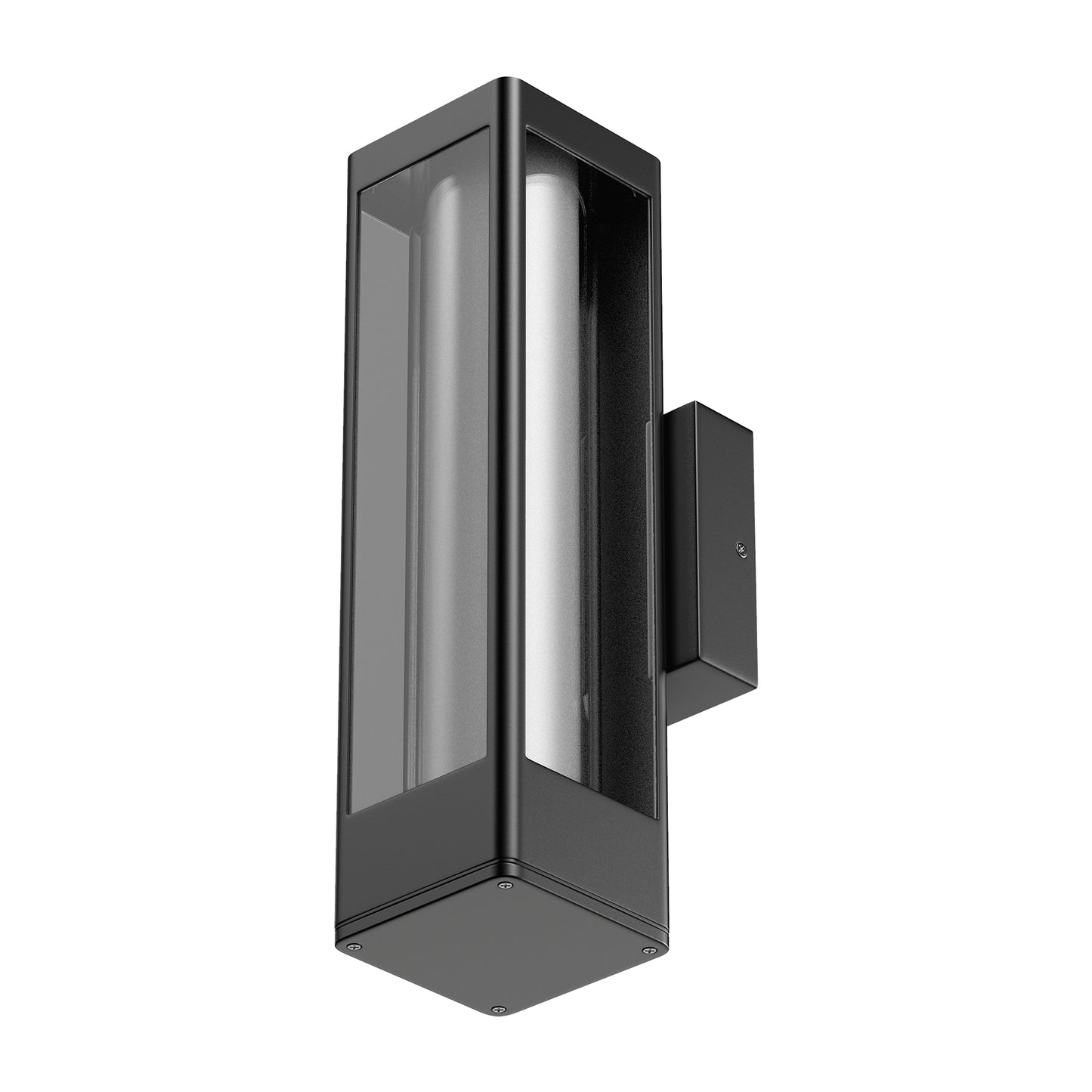 black-aluminum-led-outdoor-wall-cylinder-light