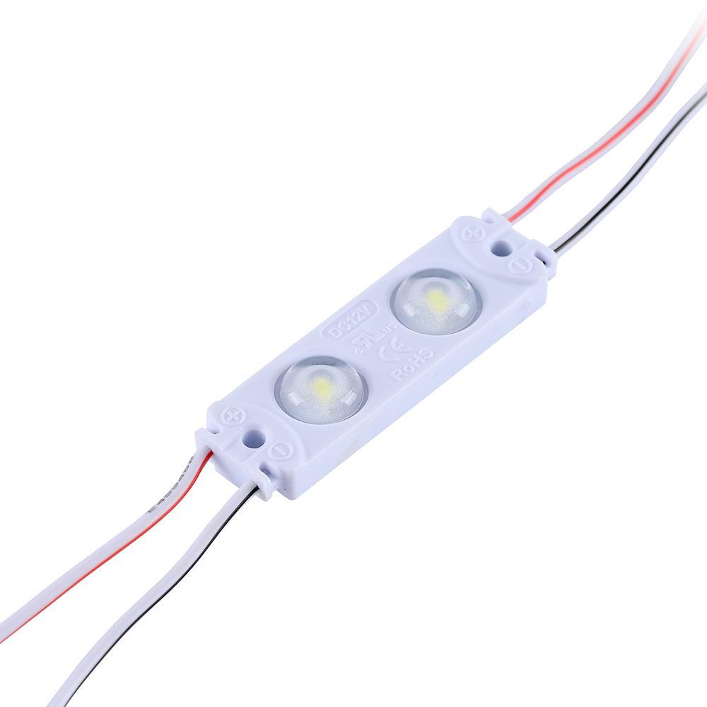 LED Module Lights, Pure White, 1W, 70LM/W, 2 LEDs/Mod, DC12V, Waterpro –  LEDMyPlace