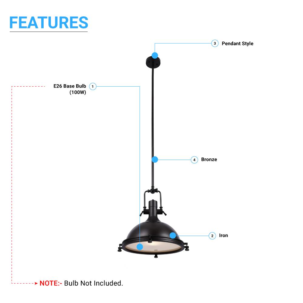 bronze-dome-and-iron-rode-pendant-light