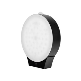 Smart Solar Outdoor LED Wall Lights with PIR Sensor, Round, HY06WSRB, Waterproof Outdoor Security Lights