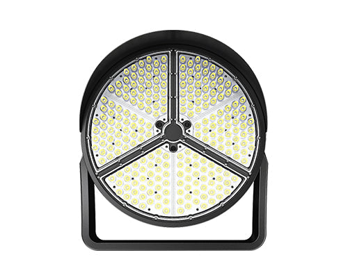 LED Sport Light, J Series, 500W, 5000K, 100-277V, IP66 , 30°/45°/60° Beam Angle, Dimmable, 75000 Lumens, Commercial Arena Light for Sports Fields & Court