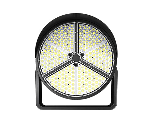LED Sport Light, J Series, 500W, 5000K, 100-277V, IP66 , 30°/45°/60° Beam Angle, Dimmable, 75000 Lumens, Commercial Arena Light for Sports Fields & Court