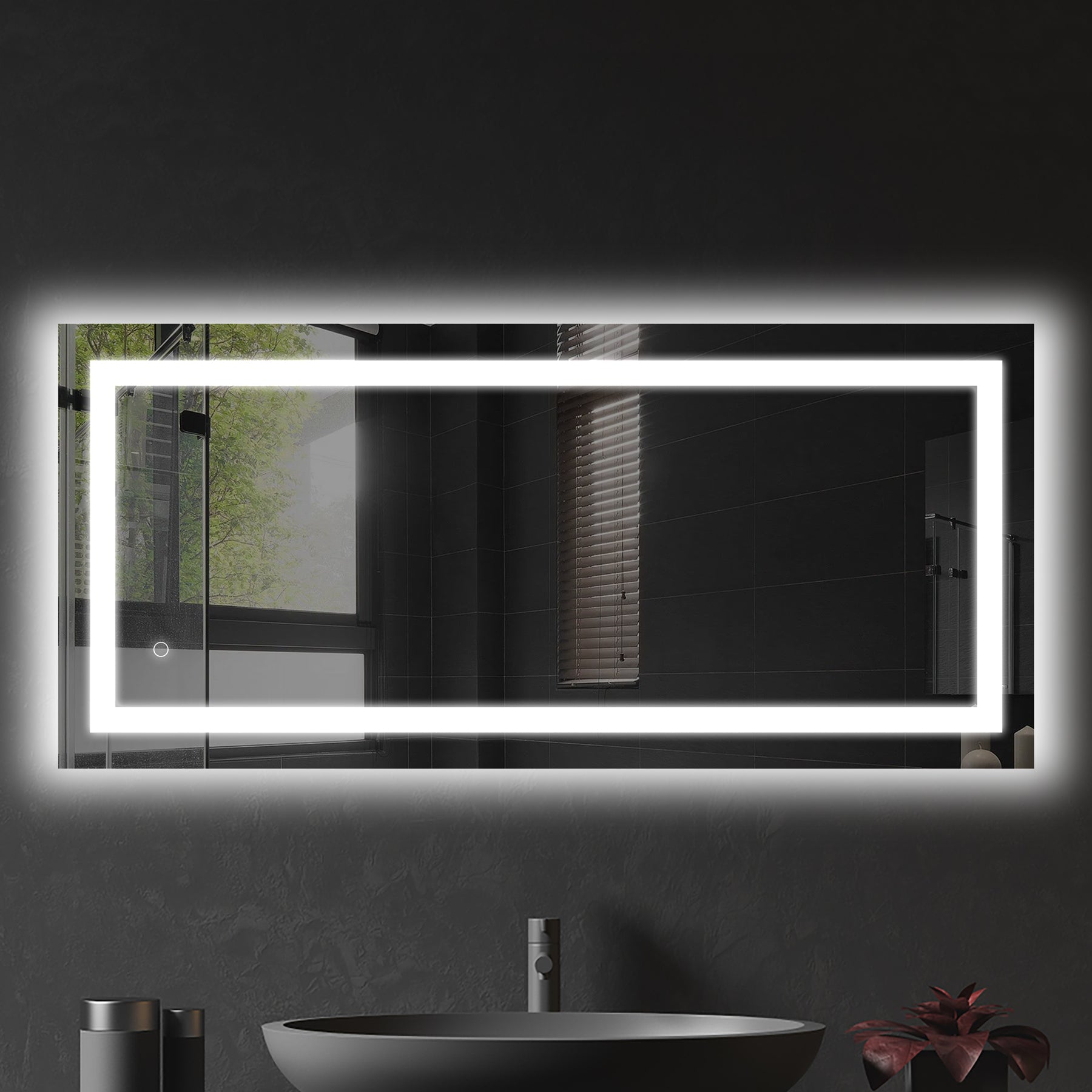 backlit-led-lighted-mirror-with-touch-switch-control-defogger-and-cct-remembrance-accord-style
