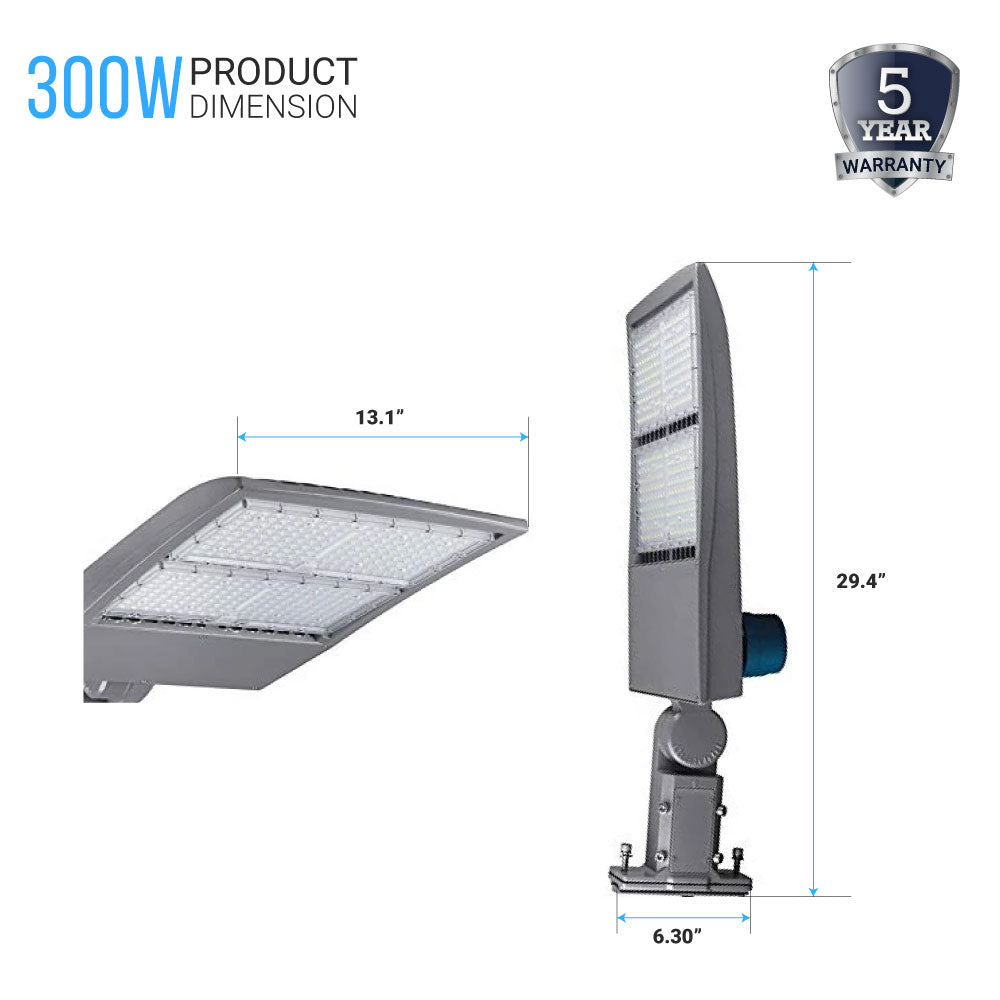 300w-led-pole-light-with-photocell-5700k-universal-mount-silver-ac100-277v
