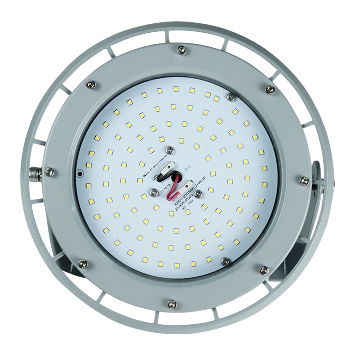 300 Watt LED Explosion Proof Round High Bay Light, B Series, Dimmable, 5000K, 42000LM, AC100-277V, IP66, Ideal for Oil & Gas Refineries, Drilling Rigs, Petrochemical Facilities