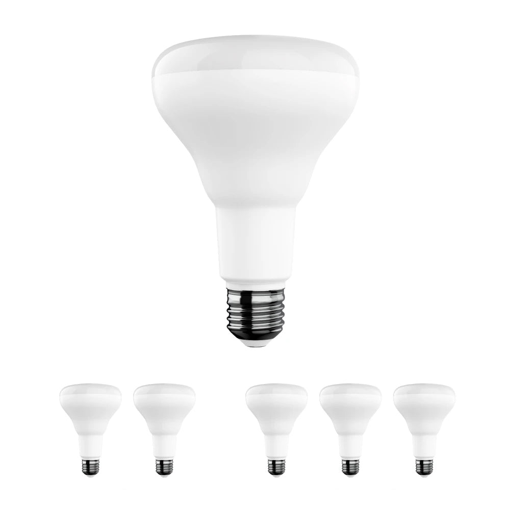 LED Light Bulbs BR30 9 Watt 5000K 650 Lumens 120V Dimmable E26 Base Damp Location LED Indoor Recessed Flood Light