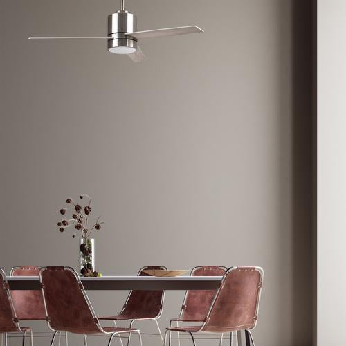 Ranger 52 In. 3-Blade Led Indoor Wi-Fi Best Smart Ceiling Fan with Light Kit, Best Smart Wall Switch, Alexa/Google Home/Siri Compatible, Silver Wooden Pattern
