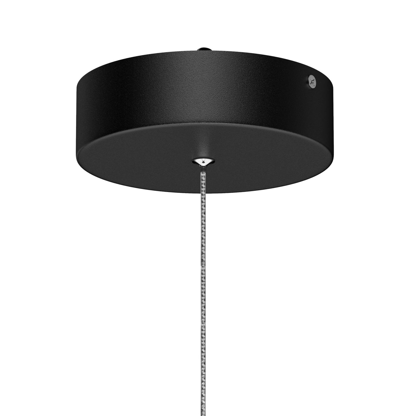 41W Round Plate Pendant Light, 3000K, 2225LM, Diameter 17.3" x 55"H, Dimmable, Home Office Lighting