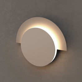 LED Wall Sconce Light For Living Room Lighting, 10W 3000K (Warm White) 483LM 120V Dimmable, Round