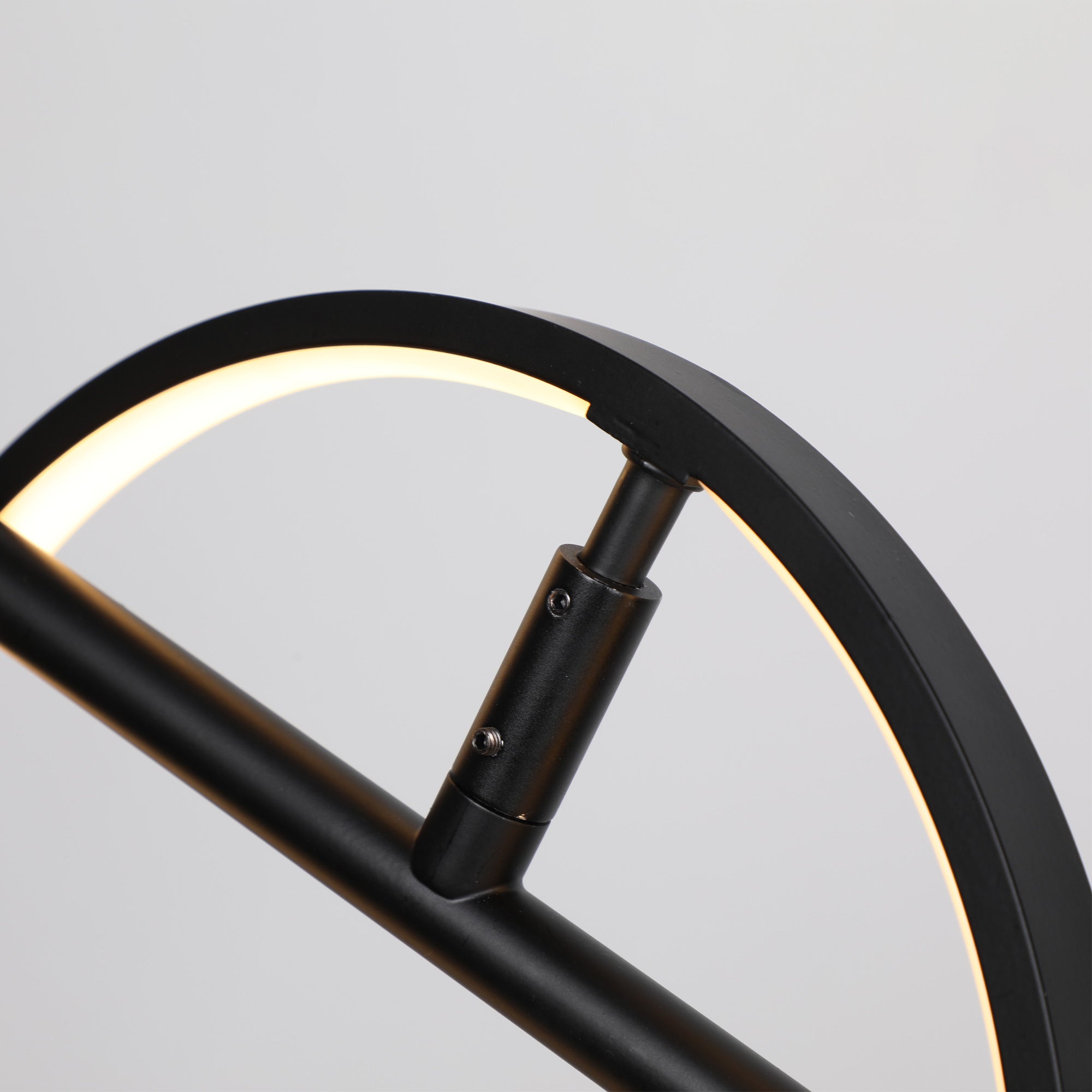 Lucca Circular 3-Light Adjustable Direction Best LED Pendant Light - Matte Black