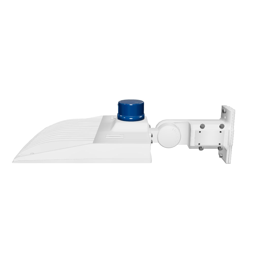 150W LED Pole Light with Dusk to Dawn Photocell, 5700K, Universal Mount, White, IP65 Waterproof, AC120-277V, LED Parking Lot Lights - Outdoor Commercial Area Street Lighting