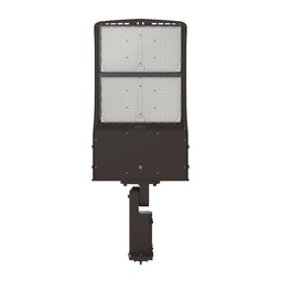 300W LED Pole Lights Outdoor, 5700K, Universal Mount, Bronze, IP65 Waterproof, AC120-277V, LED Parking Lot Lights - Commercial Area Street Security Lights