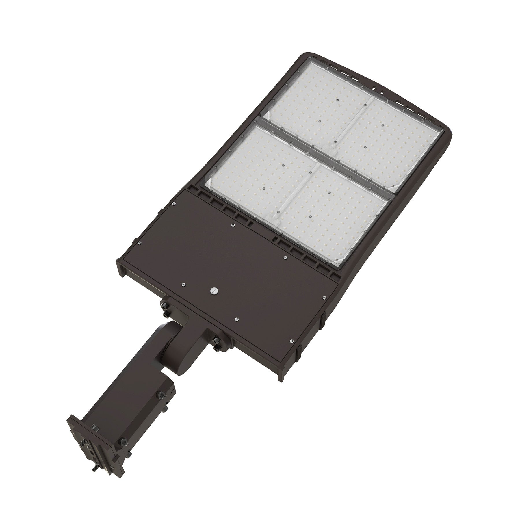 300W LED Pole Lights Outdoor, 5700K, Universal Mount, Bronze, IP65 Waterproof, AC120-277V, LED Parking Lot Lights - Commercial Area Street Security Lights