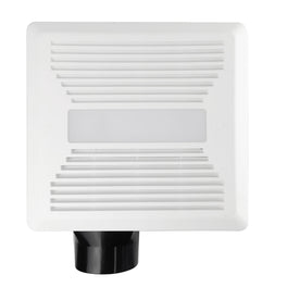 Ultra Quiet Bathroom Exhaust Fan w/ LED Light 4000K, 1000LM, 100 CFM, 0.8 Sones, Ceiling/Wall Mounted