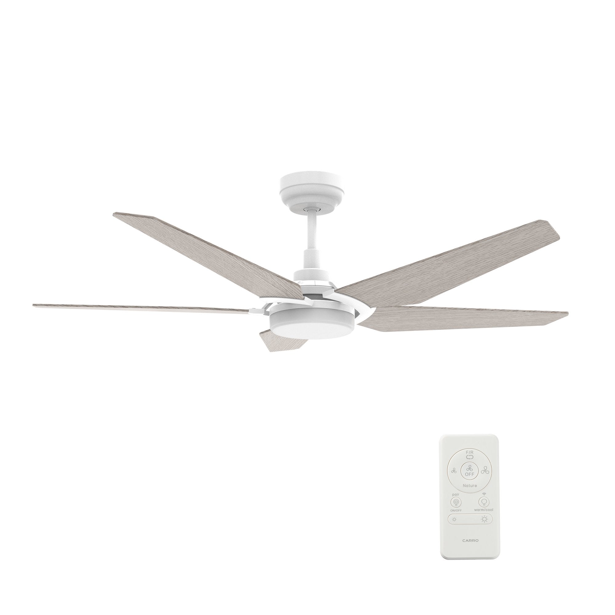 Voyager 52'' Best Smart Ceiling Fan with Remote, Light Kit Included, Works with Google Assistant and Amazon Alexa