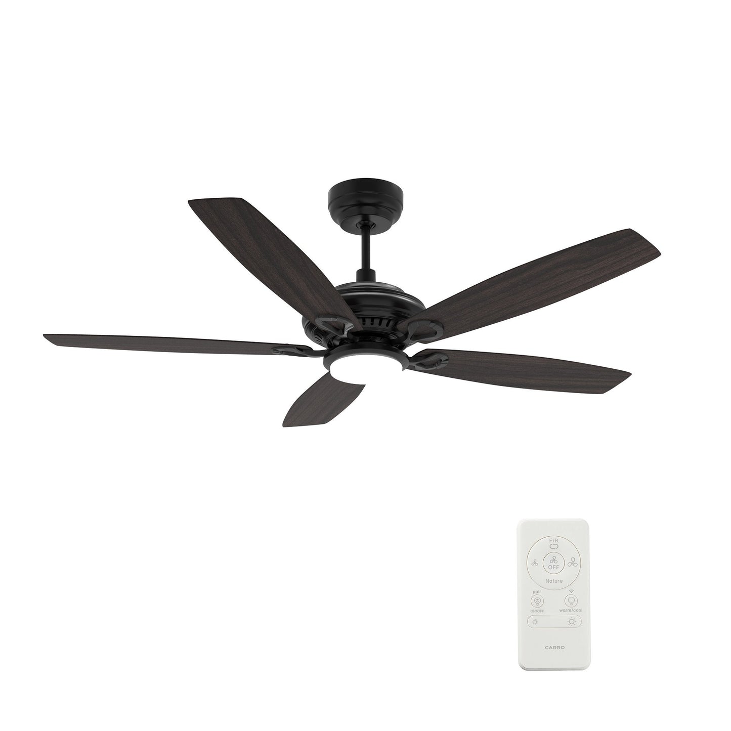 Somerset 52'' Best Smart Ceiling Fan with Remote, Light Kit Included, Works with Google Assistant and Amazon Alexa,Siri Shortcut