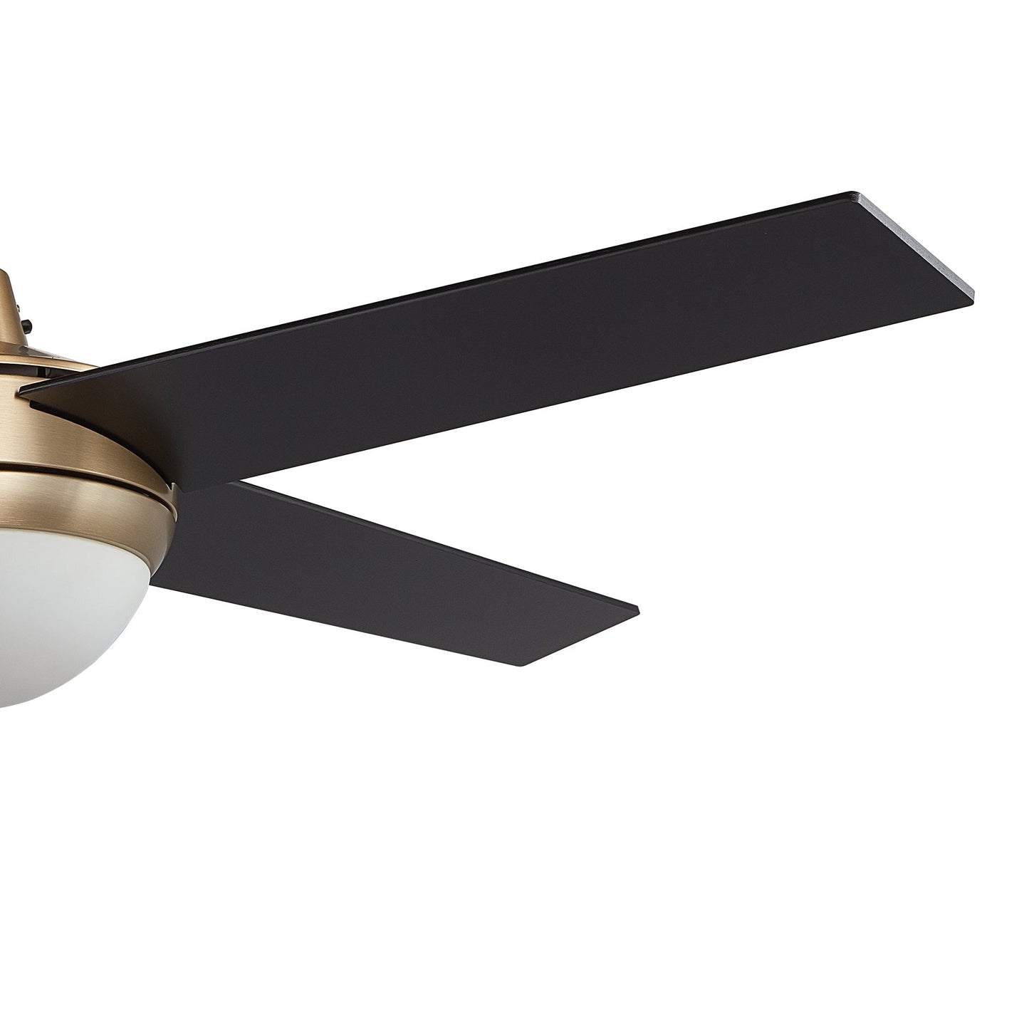 Neva 52 Inch 4-Blade Best Smart Ceiling Fan With Led Light Kit & Best Smart Wall Switch - Gold/Black