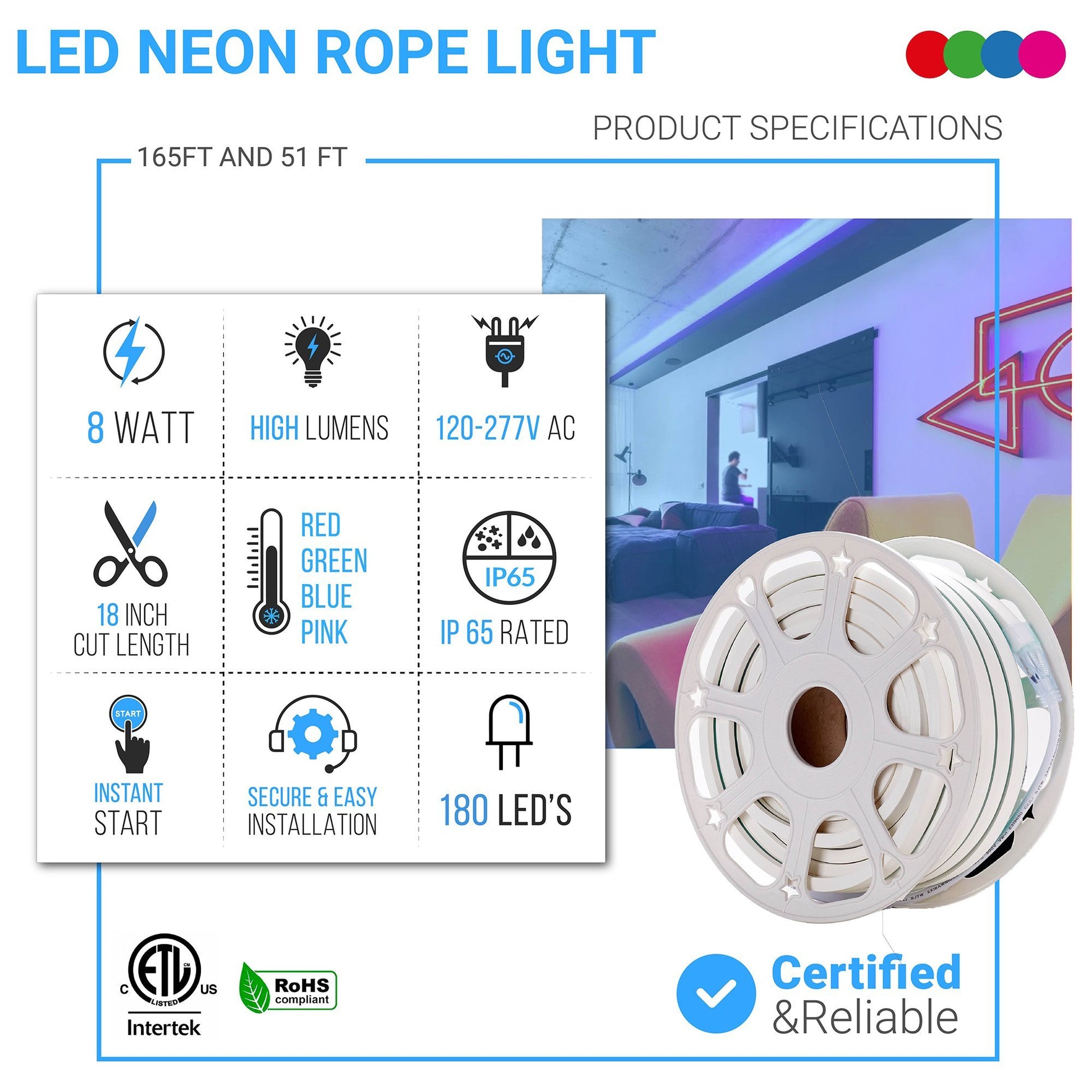 led-neon-rope-light-120v-ul-listed-blue-green-red-pink